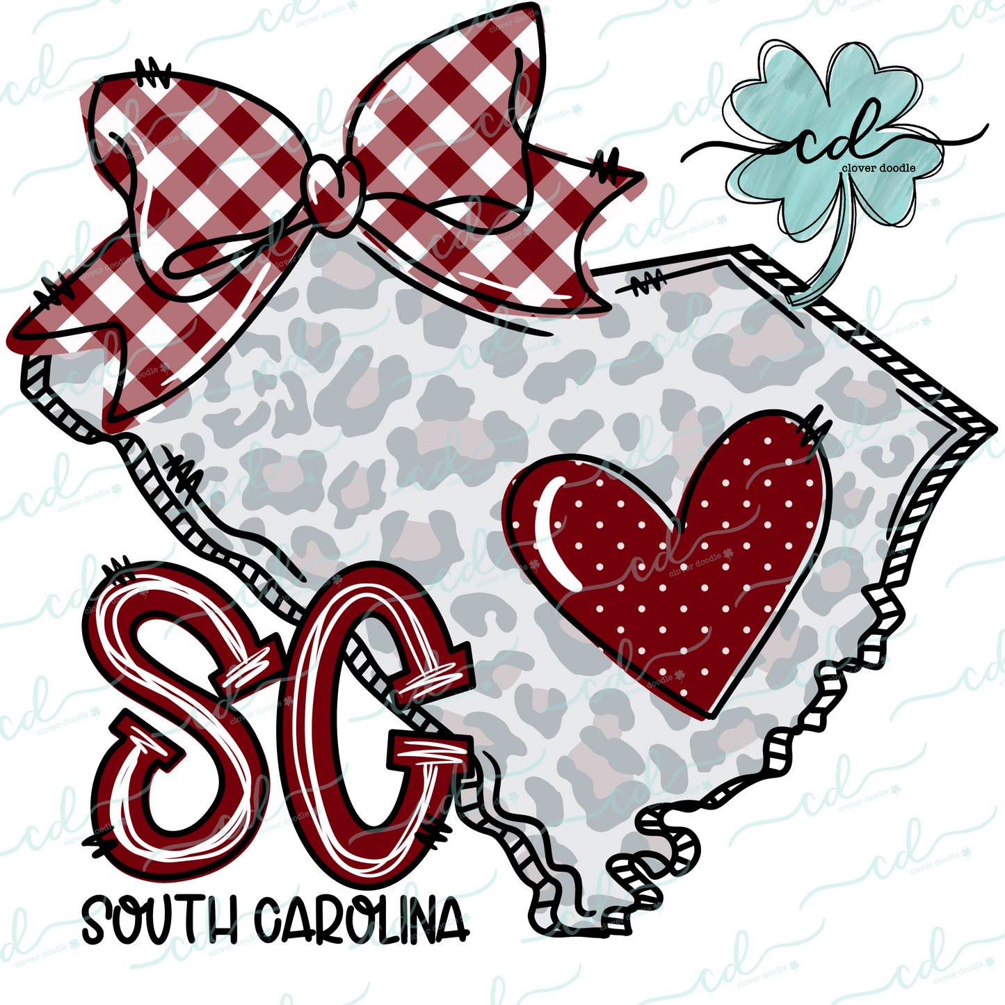 {Doodle State South Carolina- Garnet} - CD