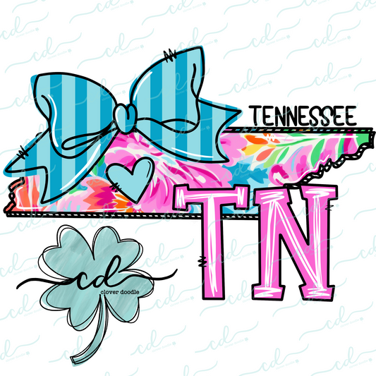 {Doodle State Tennessee- Floral} - CD