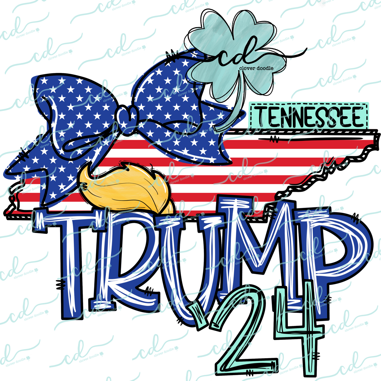 {Doodle State Tennessee Trump 24} - CD