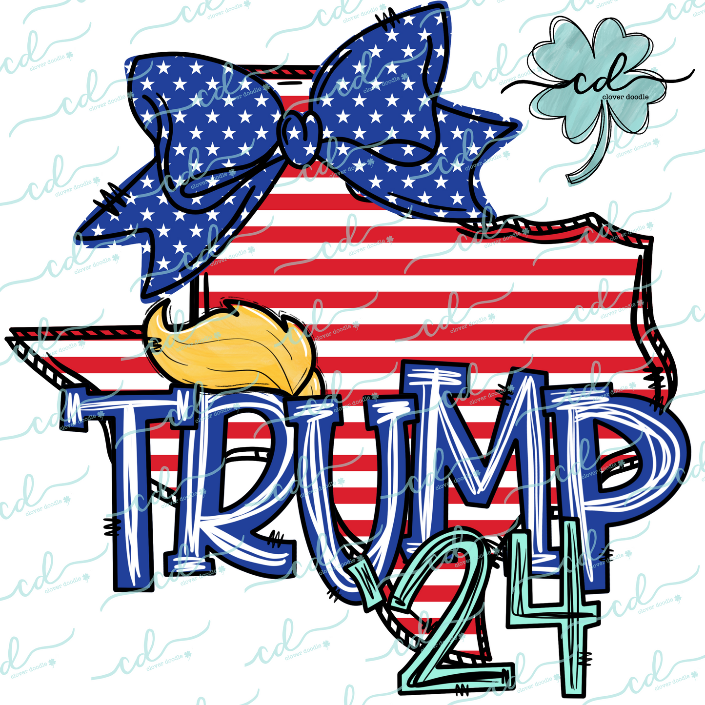 {Doodle State Texas Trump 24} - CD