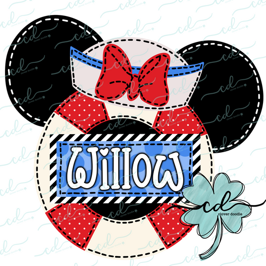 {EXCLUSIVE Minnie Cruise Head W/ Nameplate}  CD