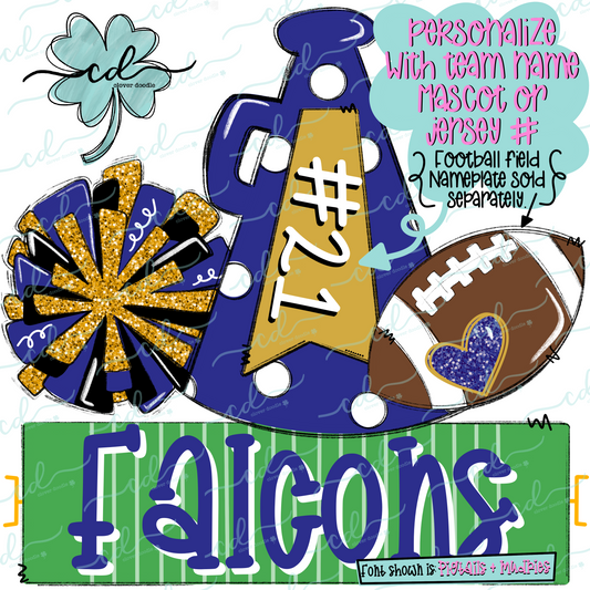 {Football Cheer Trio- Purple + Black} - CD
