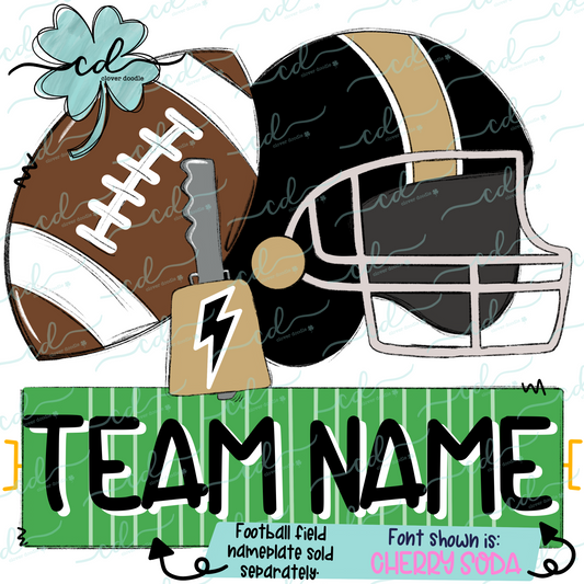 {Football Fan Trio- Boy- Gold + Black} - CD