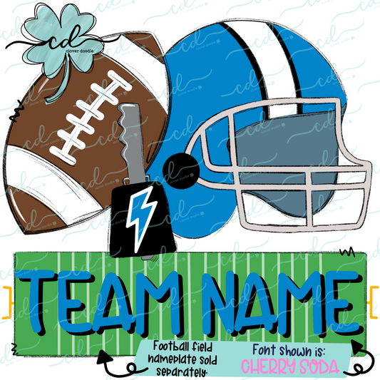 {Football Fan Trio- Boy- Light Blue + Black} - CD