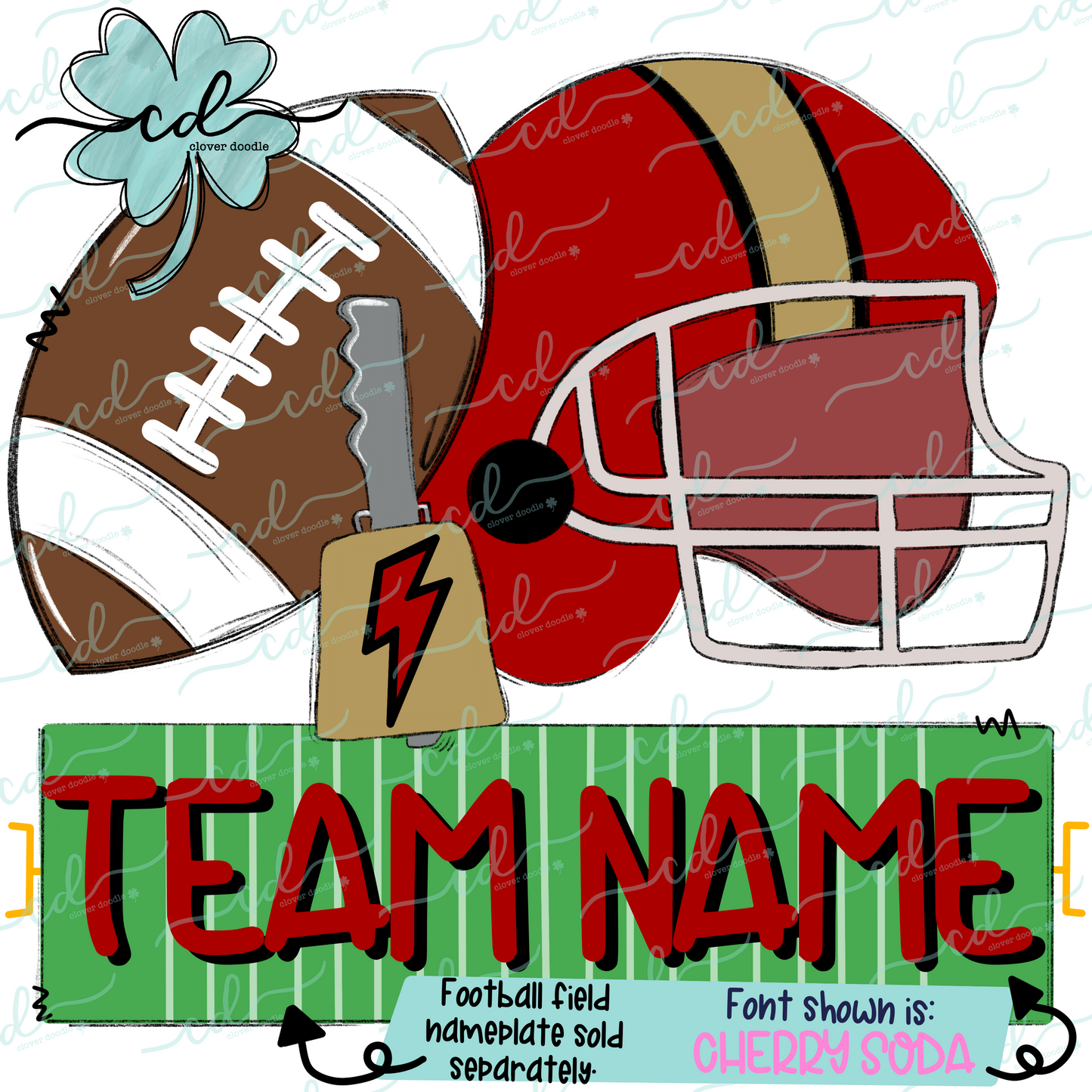 {Football Fan Trio- Boy- Red + Gold} - CD