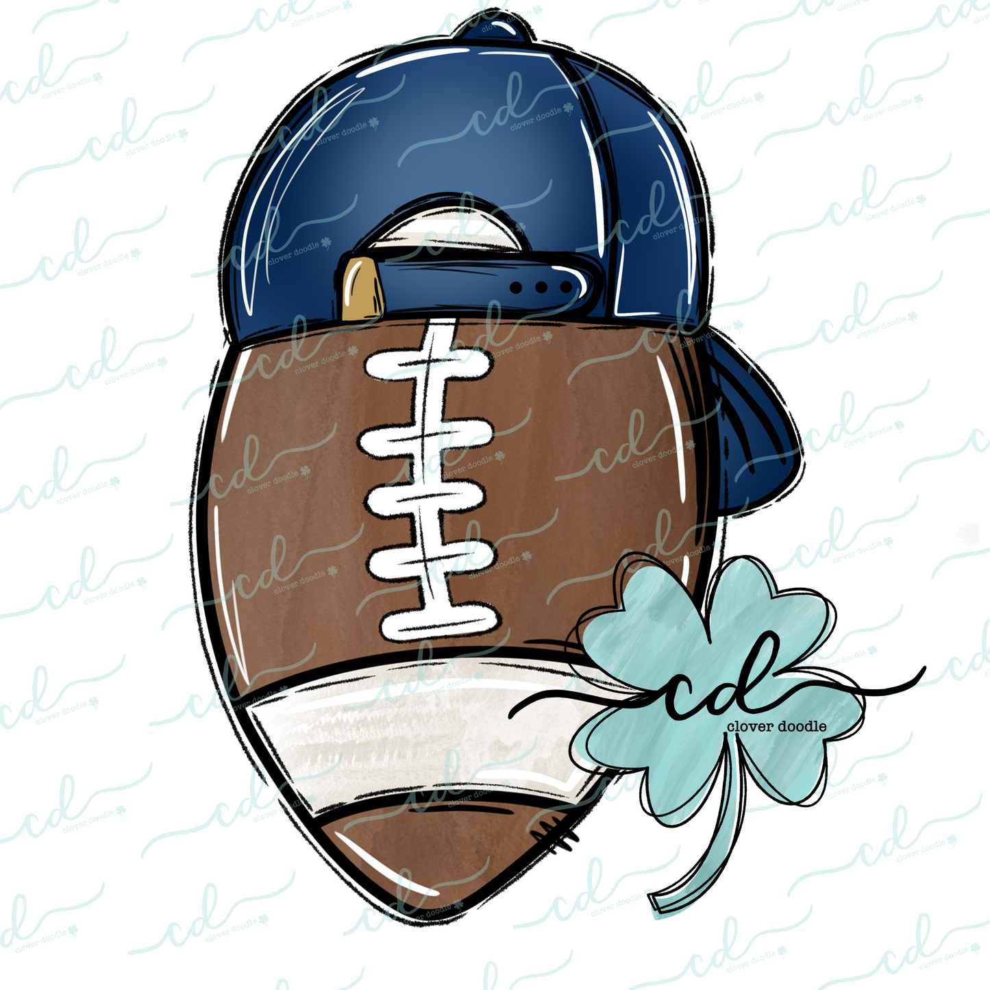 {Football With Backwards Hat} - CD