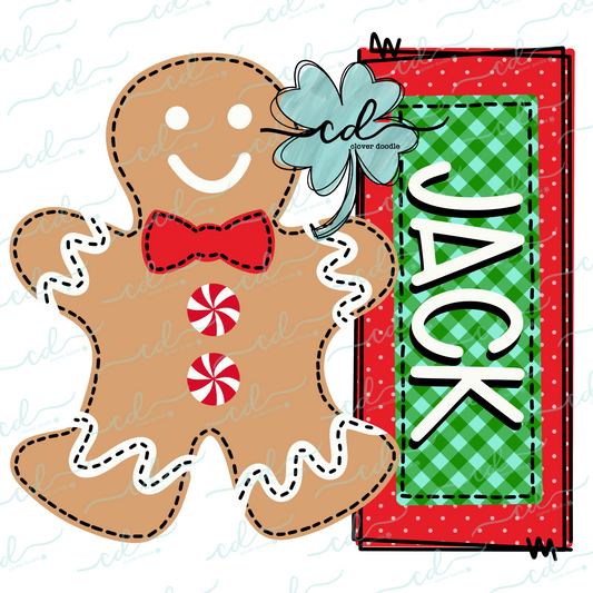 {Gingerbread Boy W/Nameplate} - CD