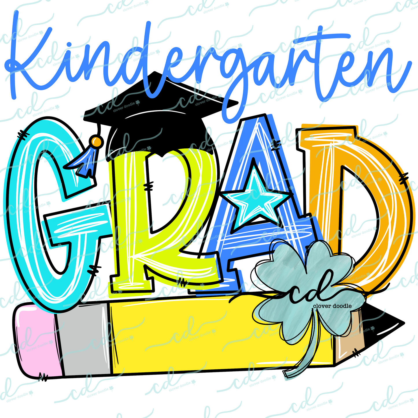 {Kindergarten Grad- Boy Neon} - CD