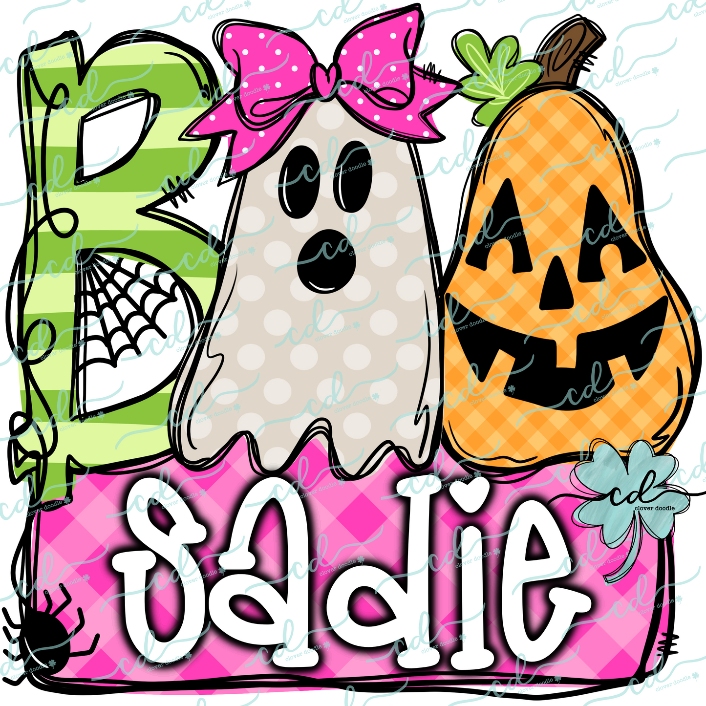 {Halloween BOO W/Nameplate- Girl} - CD