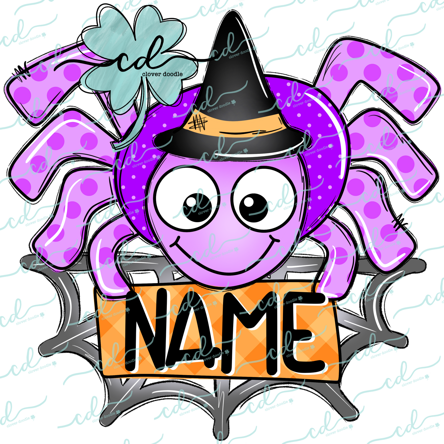 {Halloween Spider W/ Web Nameplate} - CD