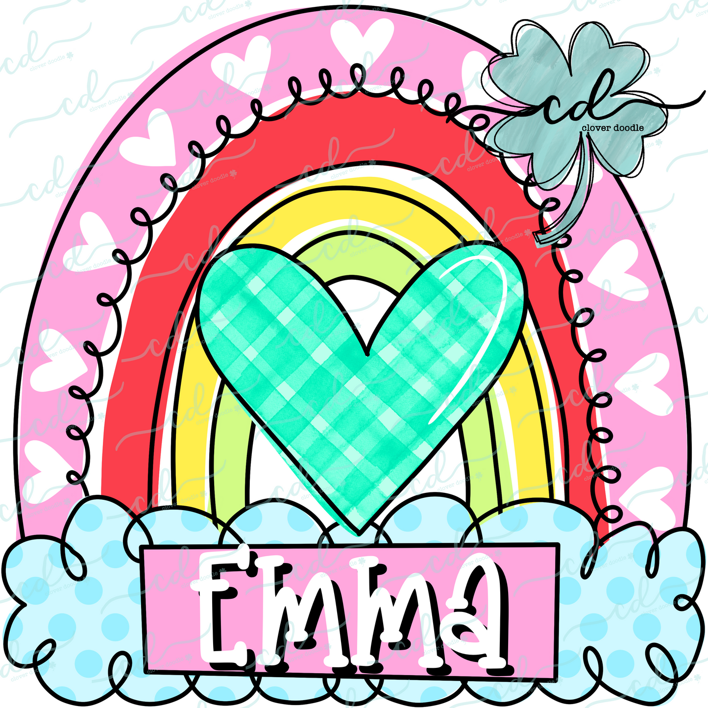 {Heart Rainbow W/Nameplate} - CD