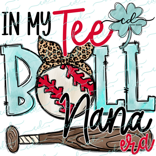 {In My T- Ball Nana Era- Baseball W/Bandana} - CD