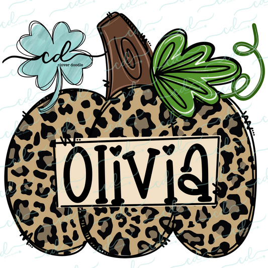 {Quirky Pumpkin- Leopard W/Nameplate} - CD