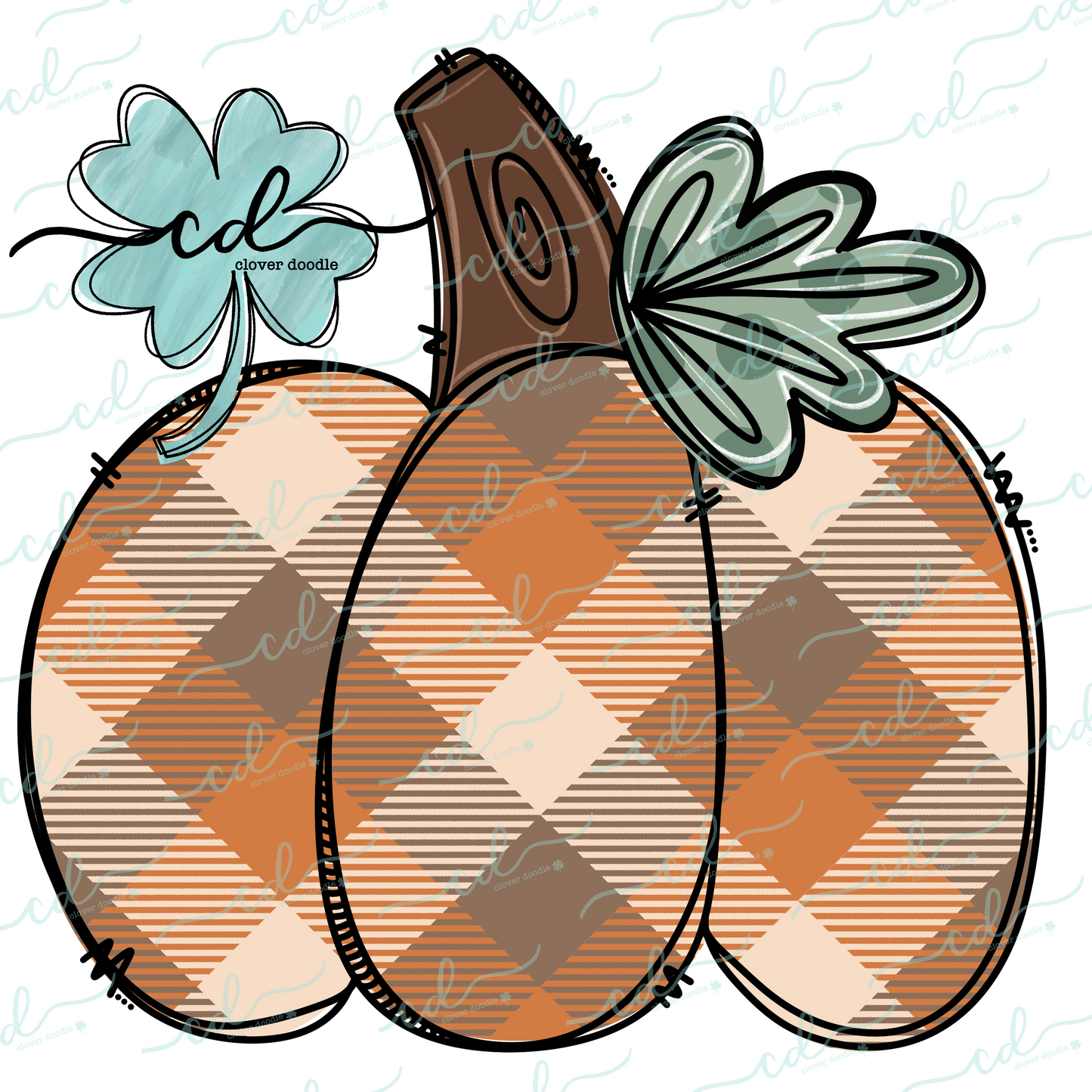 {Quirky Pumpkin- Orange Plaid} - CD