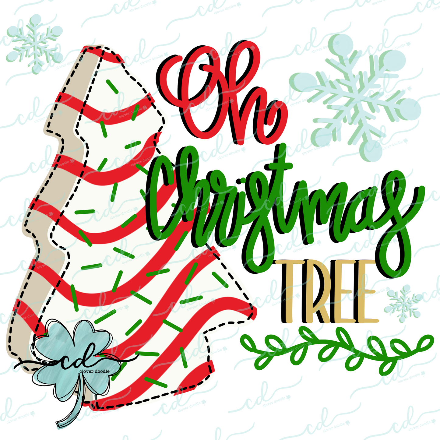 {Snack Cake- Oh Christmas Tree} - CD