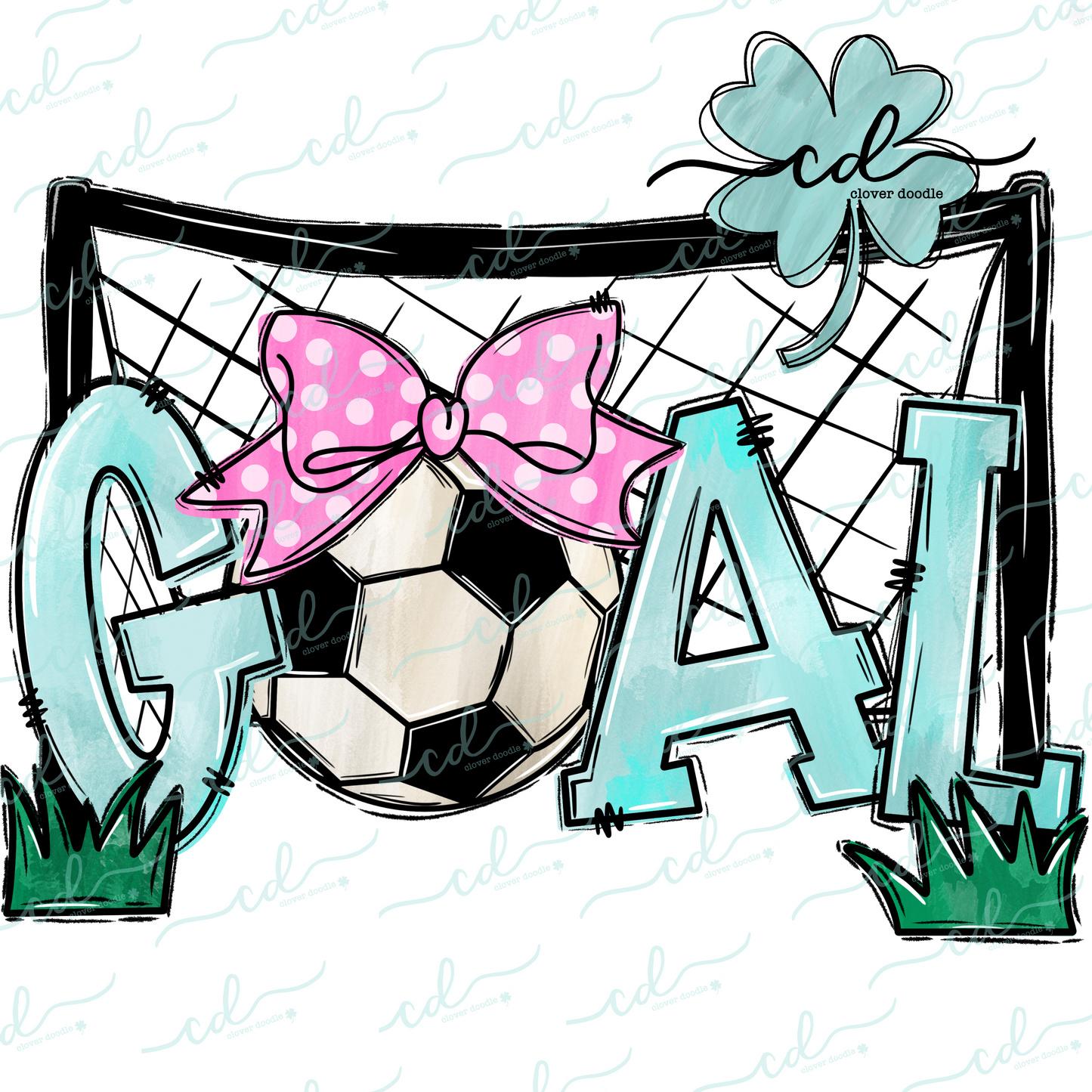 {Soccer GOAL W/Bow- Girls} - CD