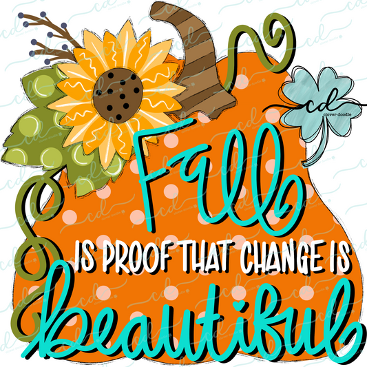 {Whimsy Sunflower Pumpkin- Fall Is Proof} - CD