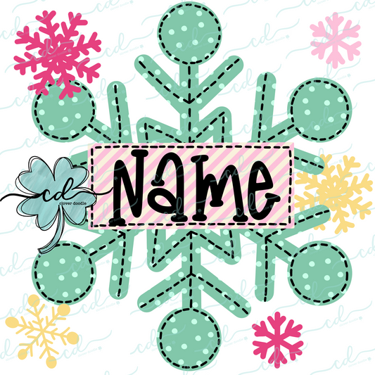 {Winter Snowflake- Mint Green} - CD