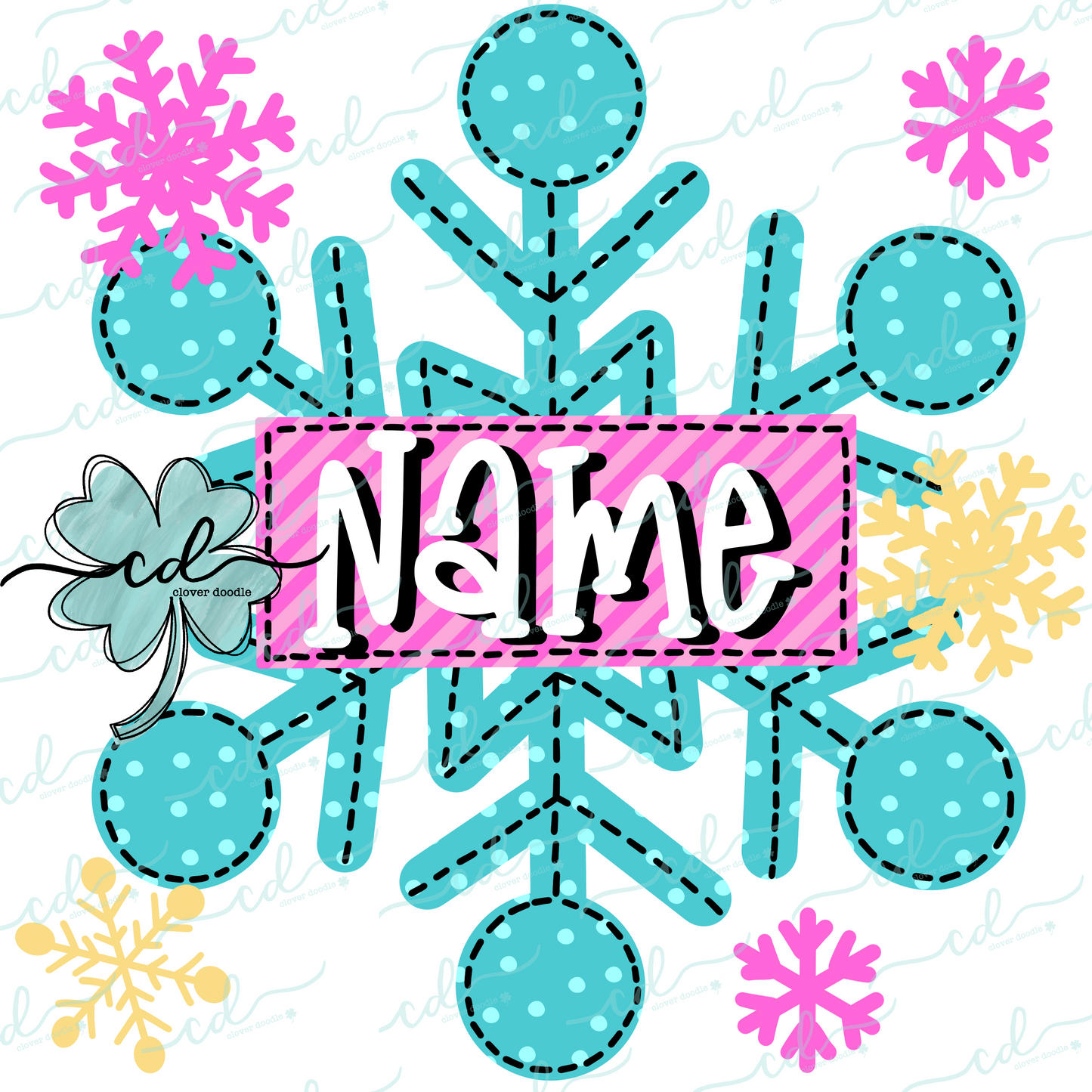 {Winter Snowflake- Turquoise} - CD