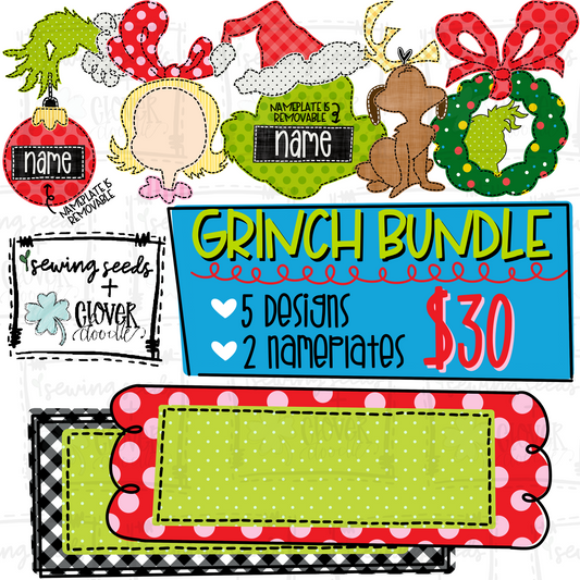 {Grinch Inspired- 2023 EXCLUSIVE Bundle}  SS+CD