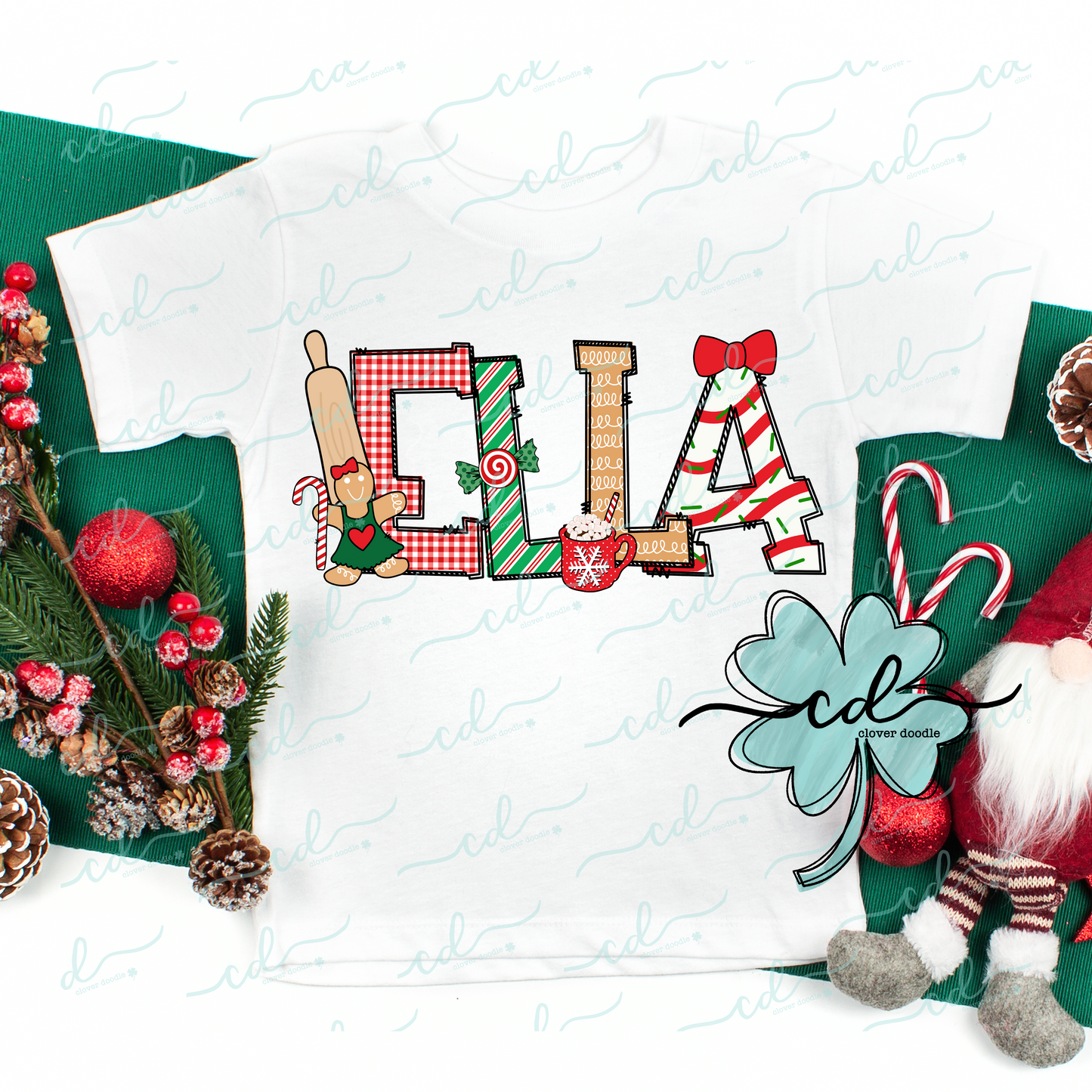 {Christmas Treats- Doodle Letters Alpha Set} - CD