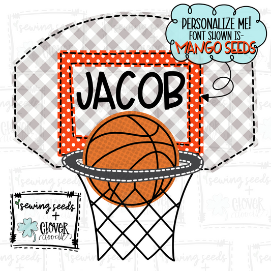 {Basketball Hoop- Boy}  SS+CD