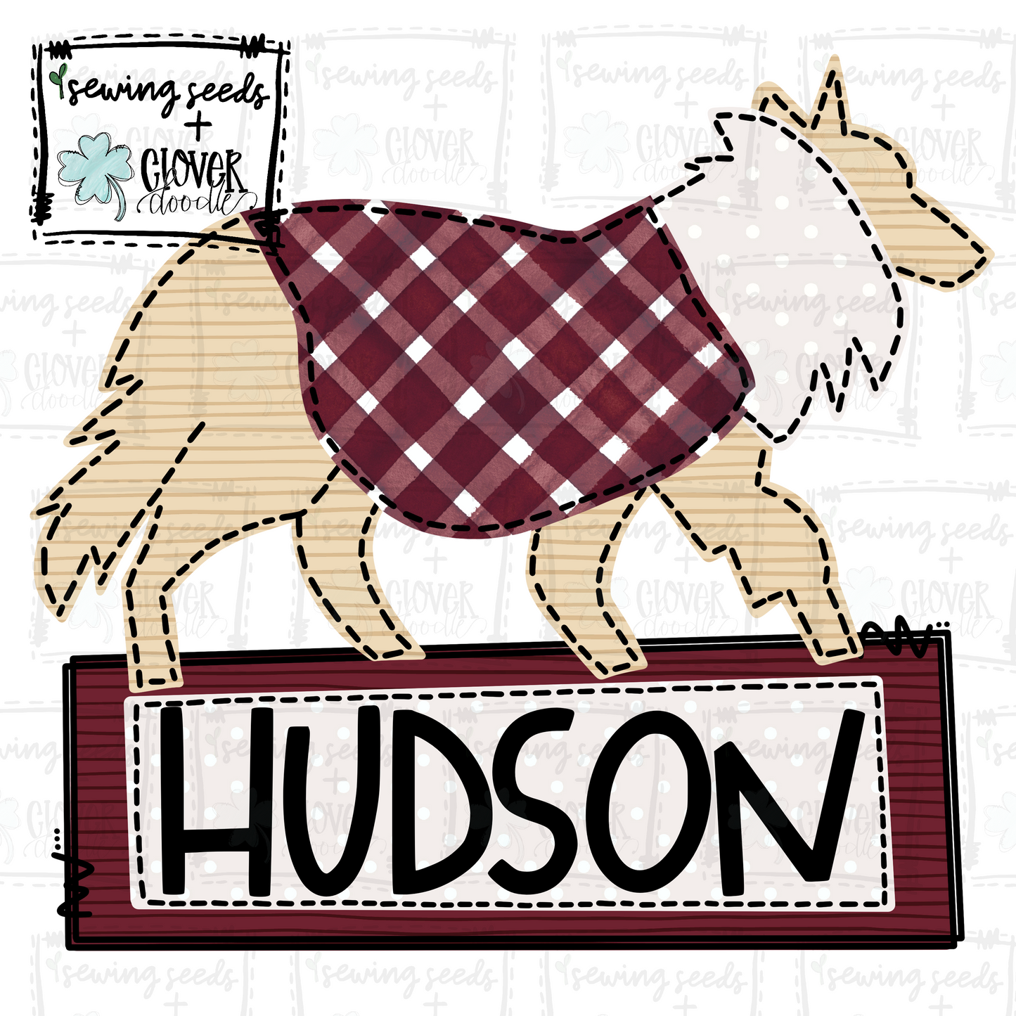 {Collie Dog W/Nameplate} SS+CD