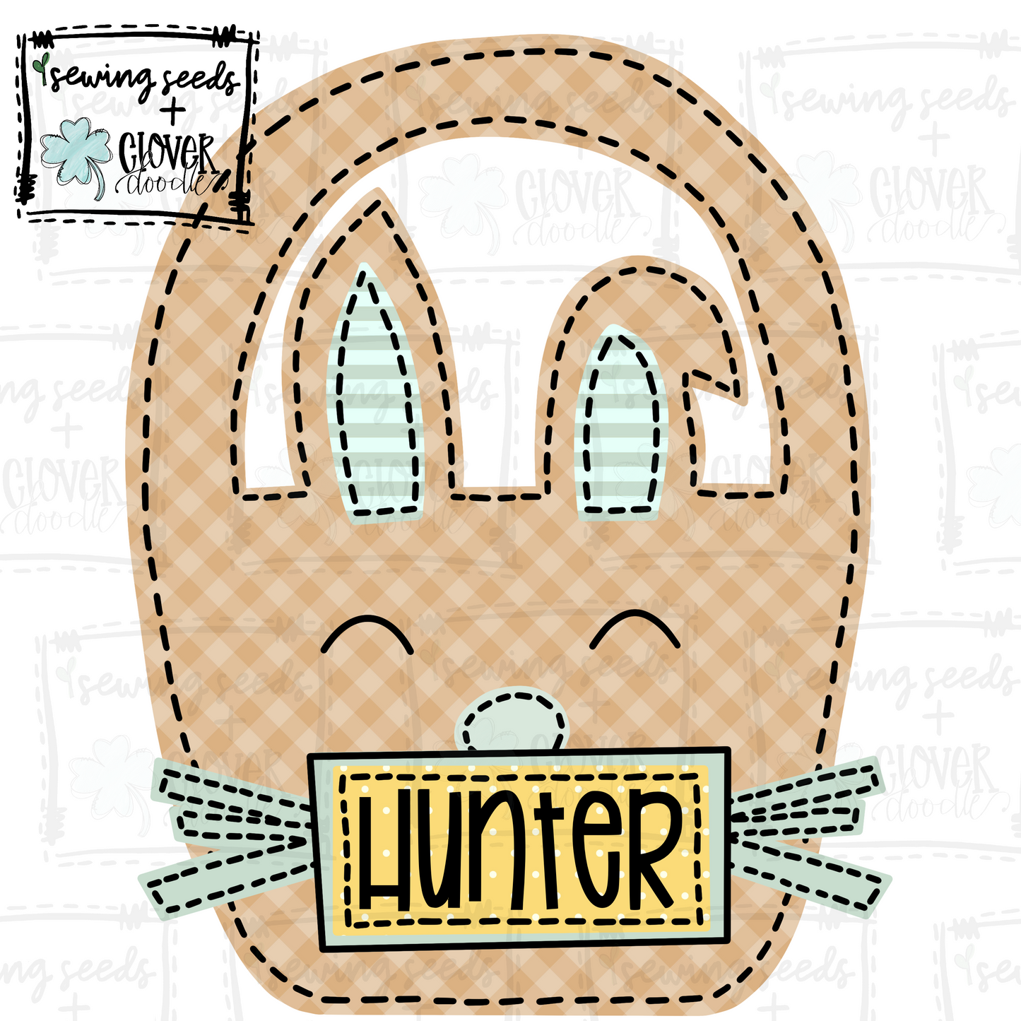 {Easter Bunny Basket- Boy}  SS+CD