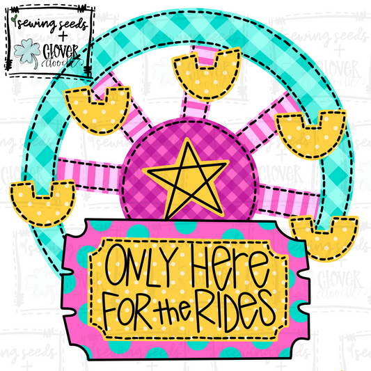 {Ferris Wheel- Only Here For The Rides- Girl} SS+CD