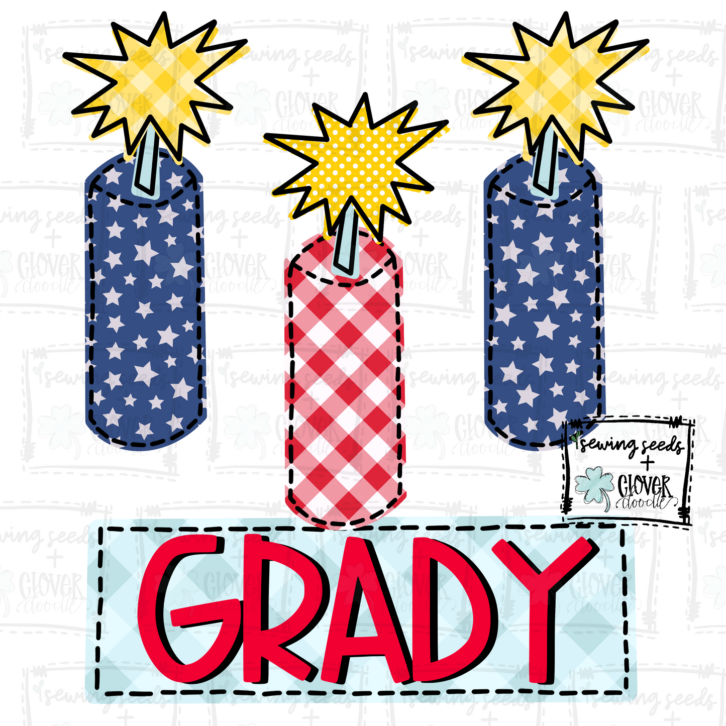 {Firecracker Trio With Nameplate} SS+CD