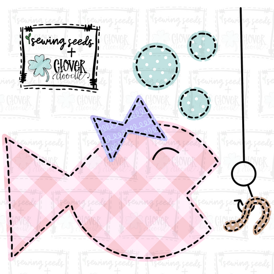 {Fish With Bait- Pink} SS+CD