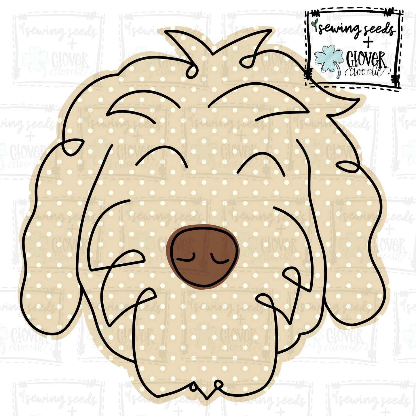 {Goldendoodle Dog- Boy} SS+CD