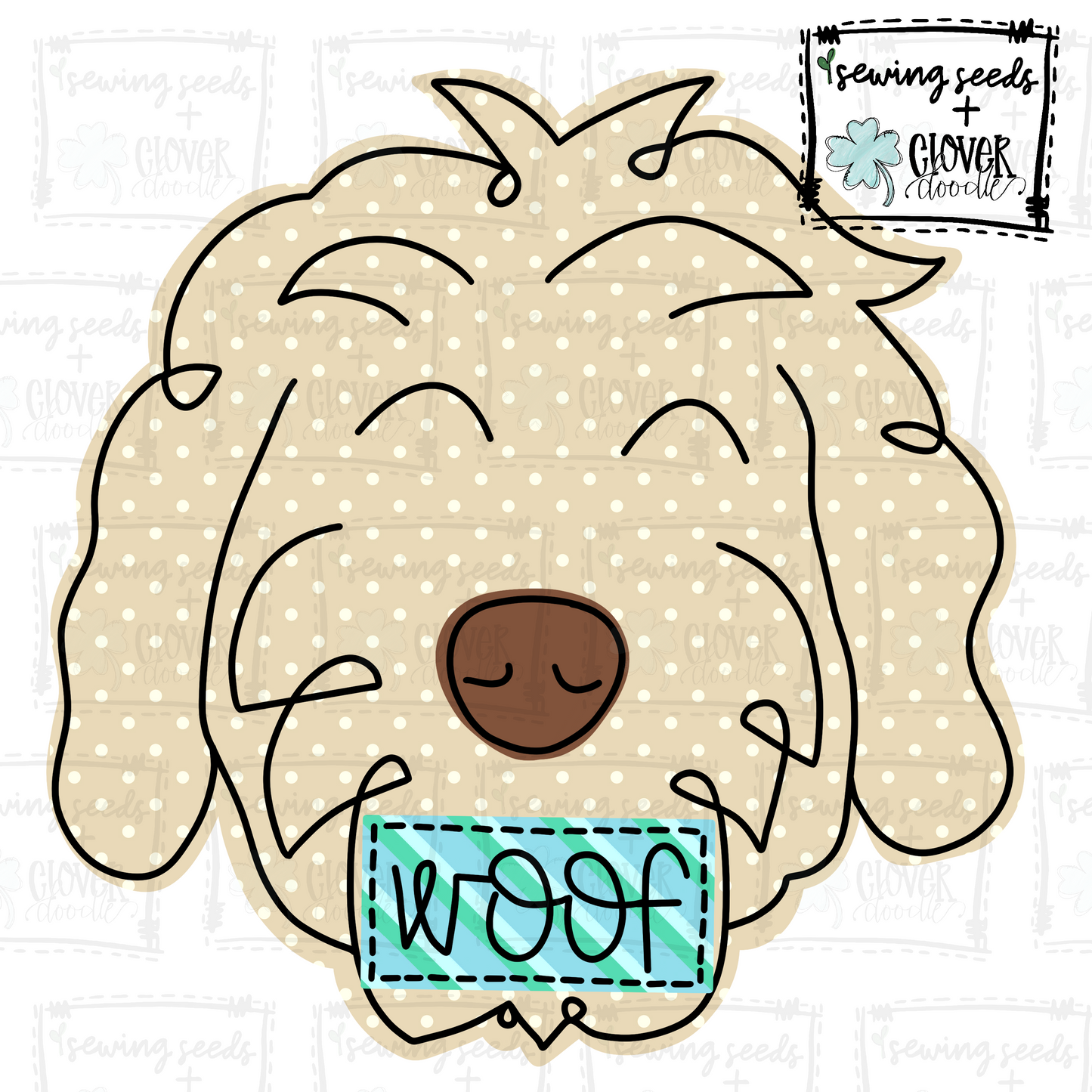 {Goldendoodle WOOF Dog- Boy} SS+CD