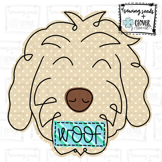 {Goldendoodle WOOF Dog- Boy} SS+CD