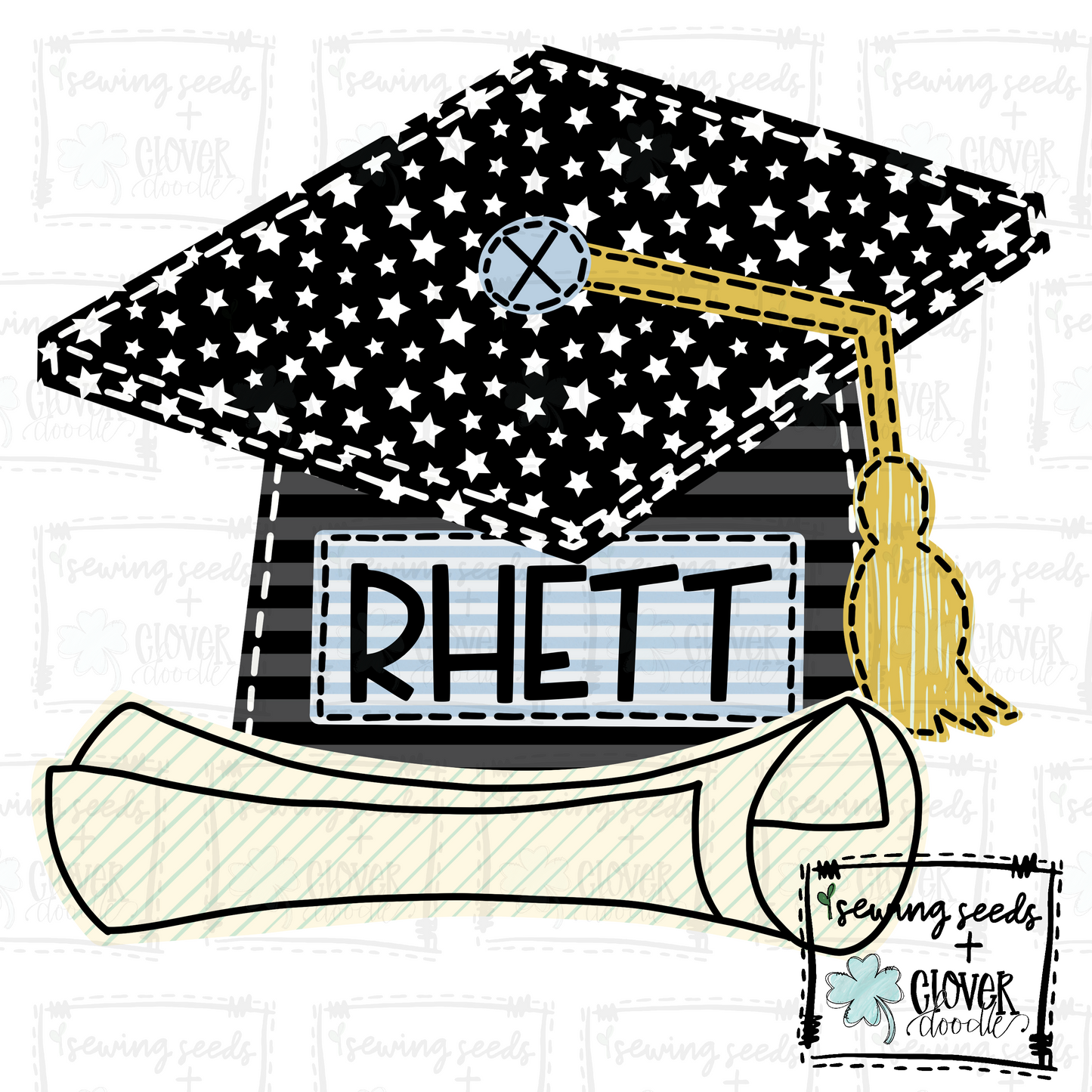 {Graduation Cap + Diploma} SS+CD