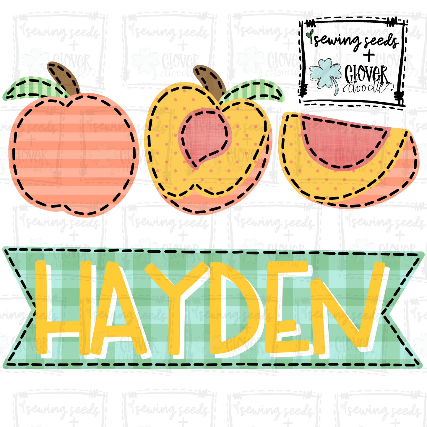 {Peach Trio W/Nameplate} SS+CD