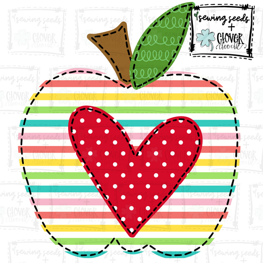 {School Apple With Heart} SS+CD