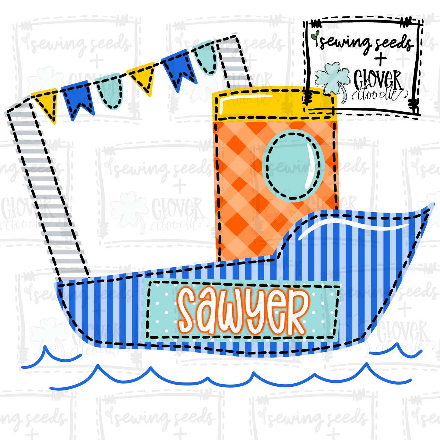 {Tug Boat With Nameplate}  SS+CD