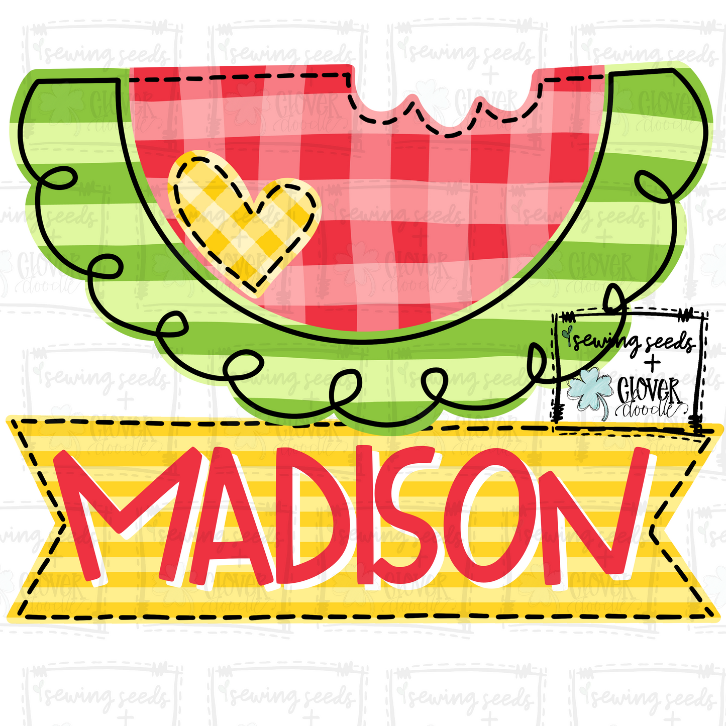 {Watermelon W/Heart + Nameplate} SS+CD