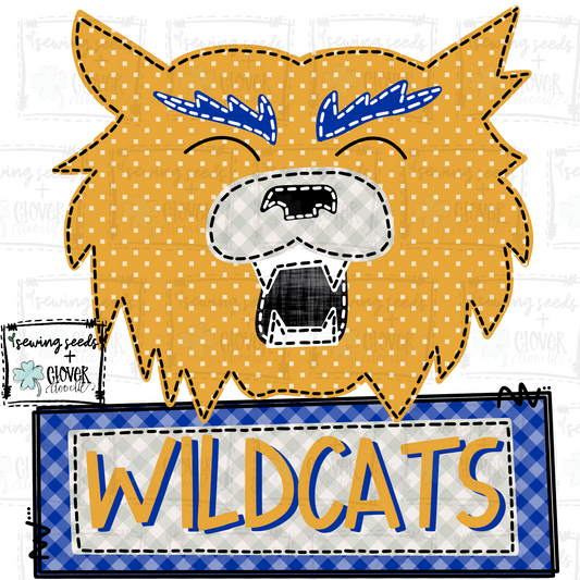 {Wildcat Boy- Royal Blue W/Nameplate} SS+CD