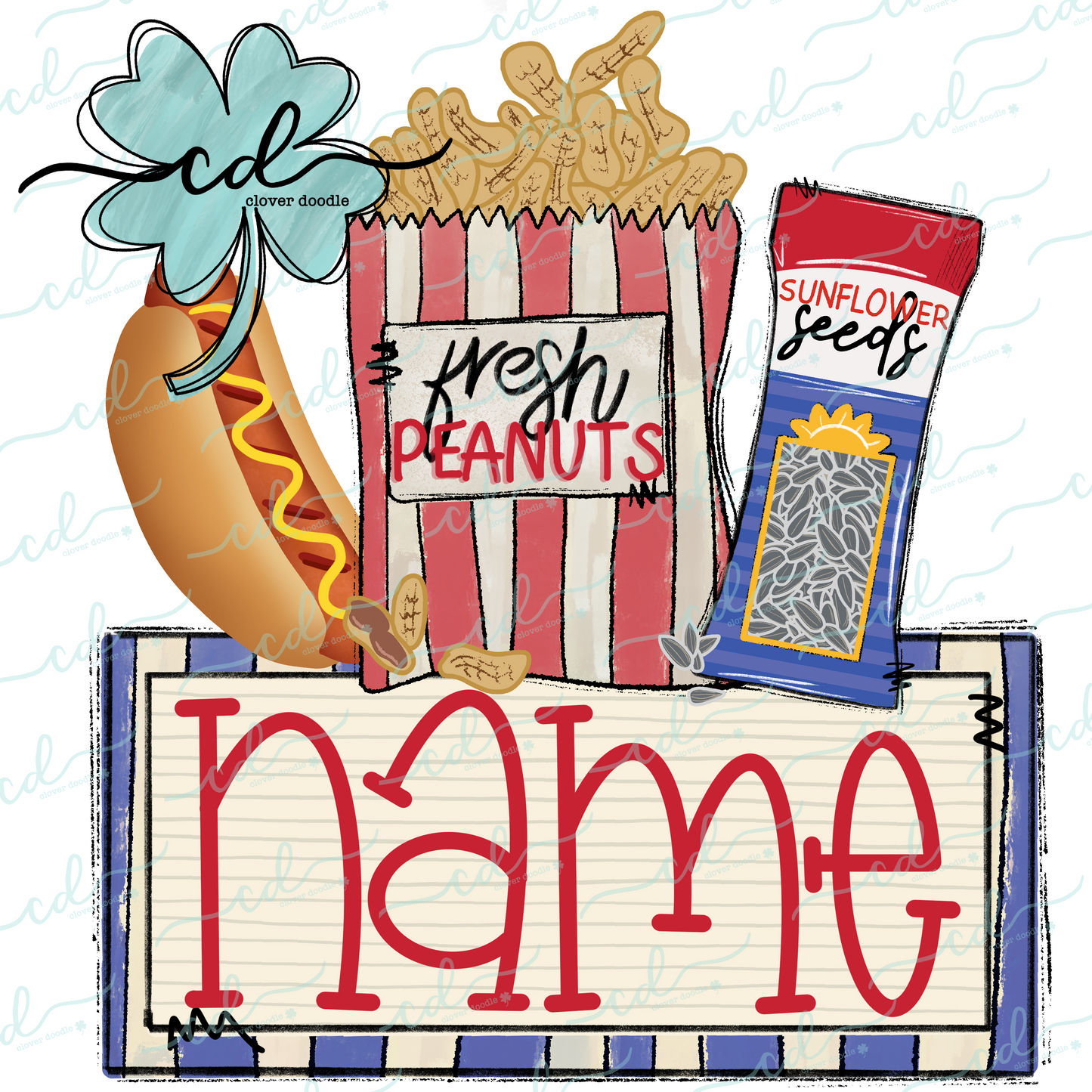{Take Me Out To The Ball Game- Concessions w/Blue Nameplate}  CD