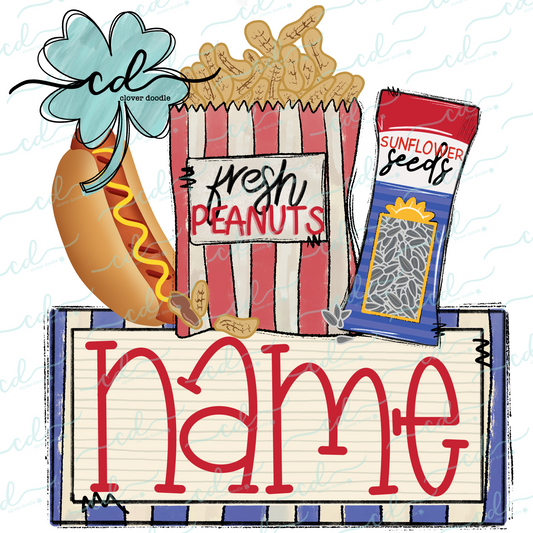 {Take Me Out To The Ball Game- Concessions w/Blue Nameplate}  CD