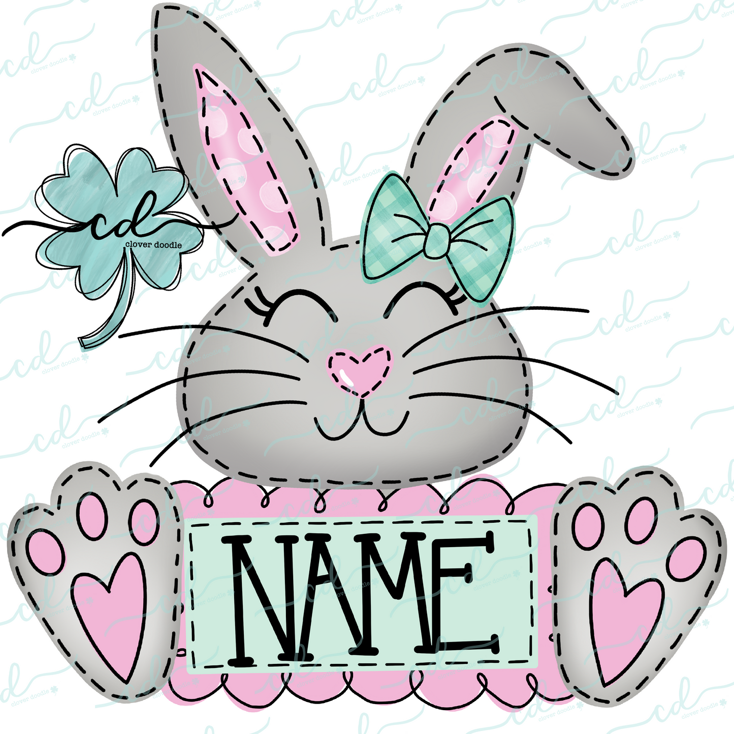{Easter- Betty Bunny w/Nameplate}  CD