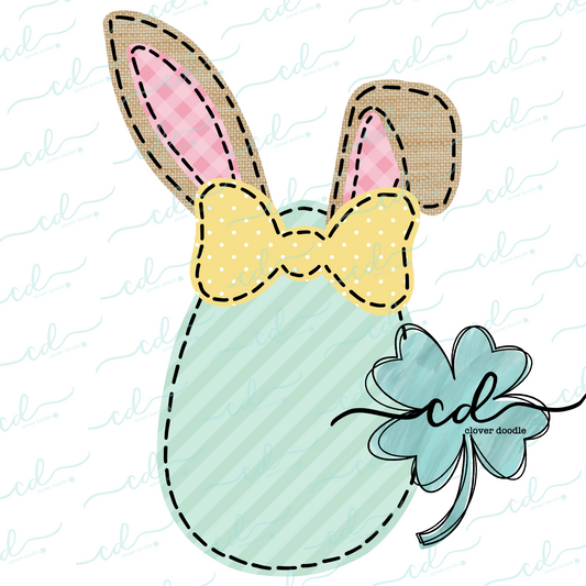 {Easter Egg w/Bunny Ears- Girl}  CD