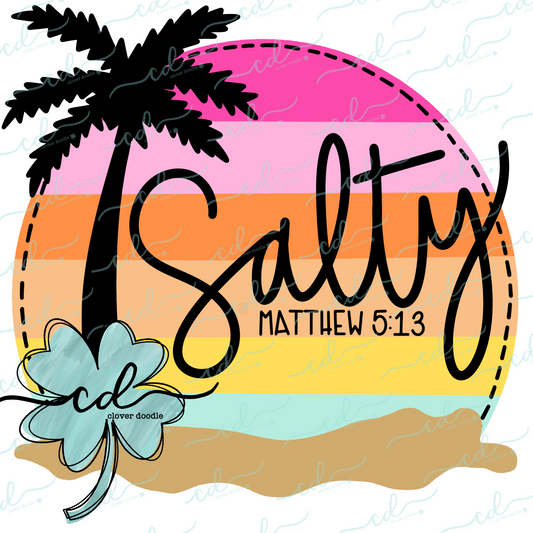 {Salty Sunset Bible Verse} CD