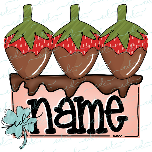 {Chocolate Covered Strawberry Drip Trio}  CD