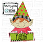 {Christmas Elves Boys w/ Nameplate Bundle} SS+CD