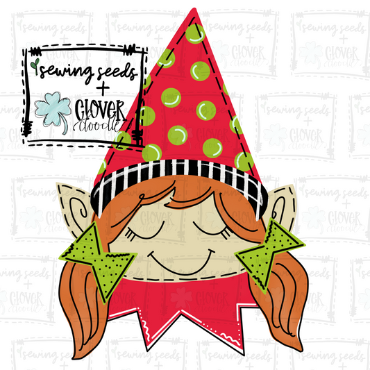 {Christmas Elf Girl Ginger} SS+CD