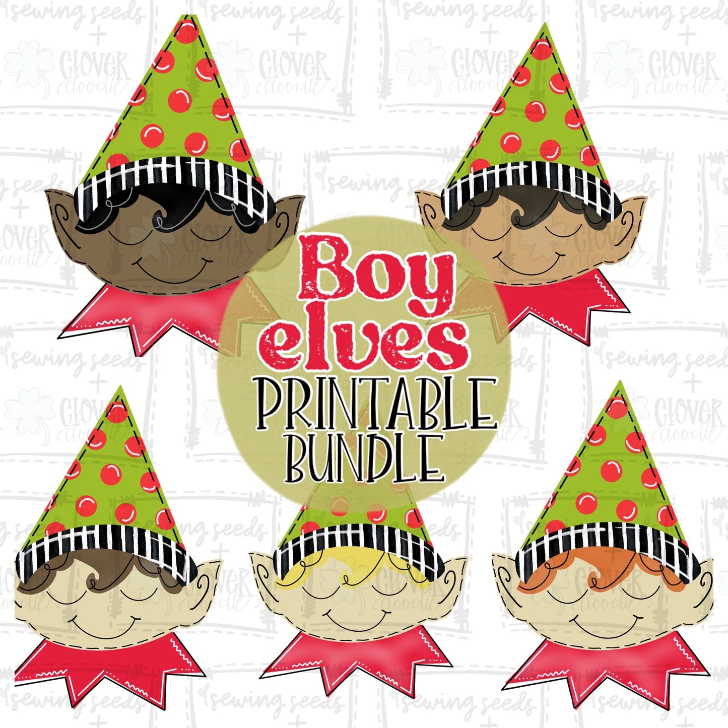 {Christmas Elf Boy Bundle} SS+CD