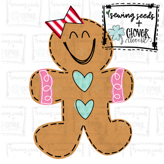 {Christmas Gingerbread Girl} SS+CD